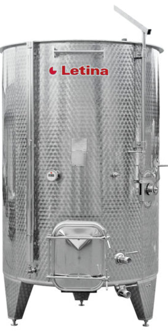 PZPK TANK: tank with air cap and slope bottom