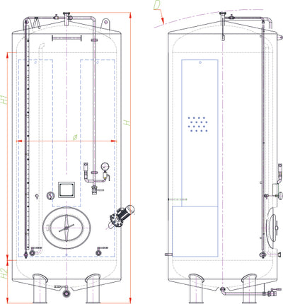 T TANK: pressure tank
