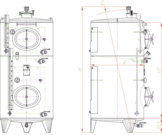 ZK TANK: closed storey tank