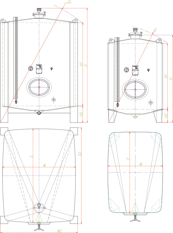 KR TANK: square tank