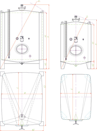 KR TANK: square tank