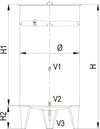 PZ TANK: tank with air cap