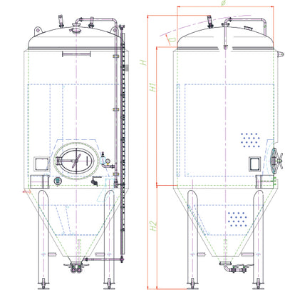 ZB TANK: beer fermentation tank