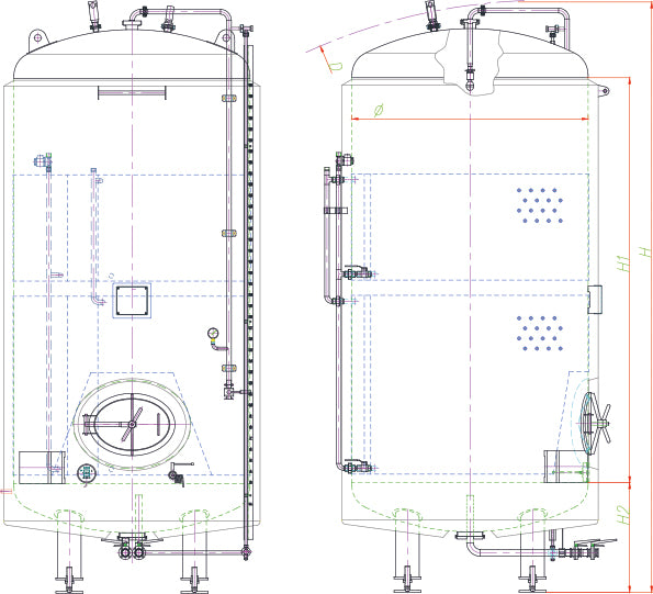 ZBB TANK: bright beer tank