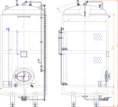 ZBB TANK: bright beer tank